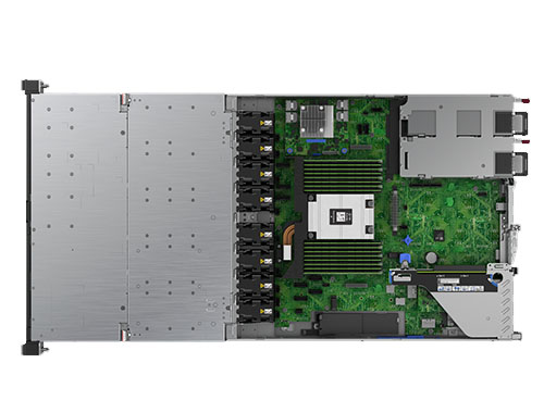 HPE DL325 Gen10 Plus 1U服务器（AMD EPYC(霄龙)7443P，24核 | 32GB 内存 | 5x 600GB 10k SAS 硬盘 | 三年保修） 产品图