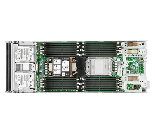 HPE Synergy 480 Gen10 Plus计算模块（2颗*至强金牌 5315Y，8核，3.2G | 128GB 内存 | 3块*2.4TB 10K SAS 硬盘 | 三年保修） 产品图